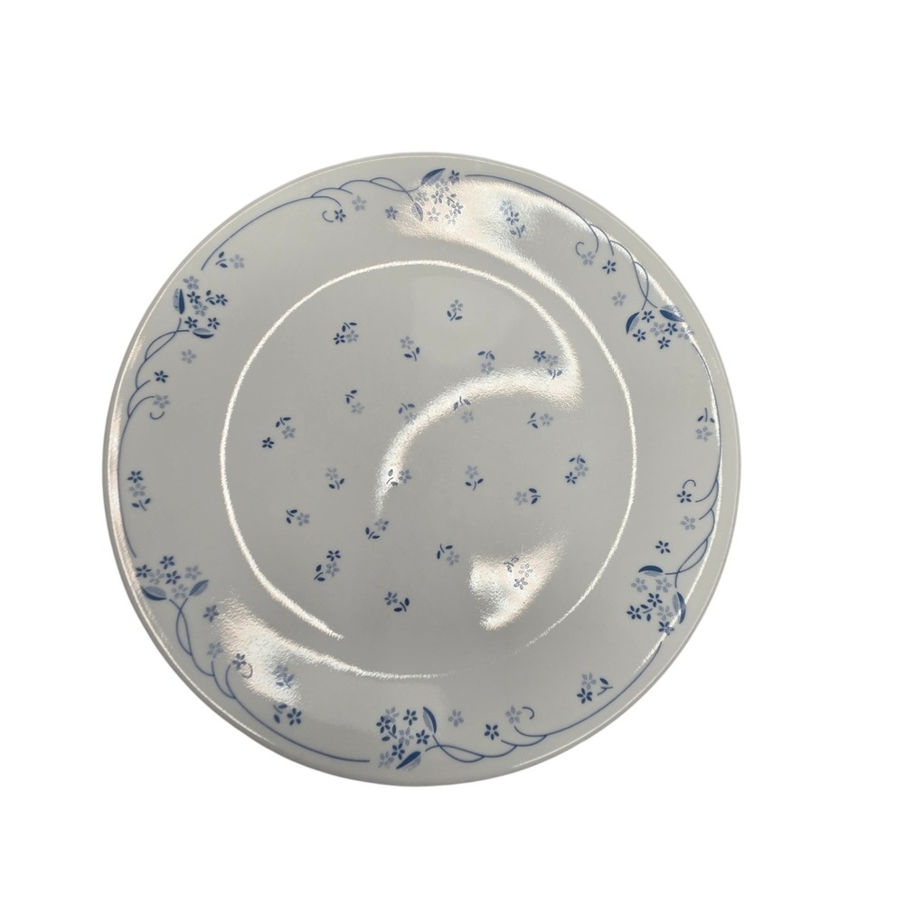 Vintage Corelle Corning PROVINCIAL BLUE Floral 10 1/4" Dinner Plates Set of 4 - Picture 3 of 7
